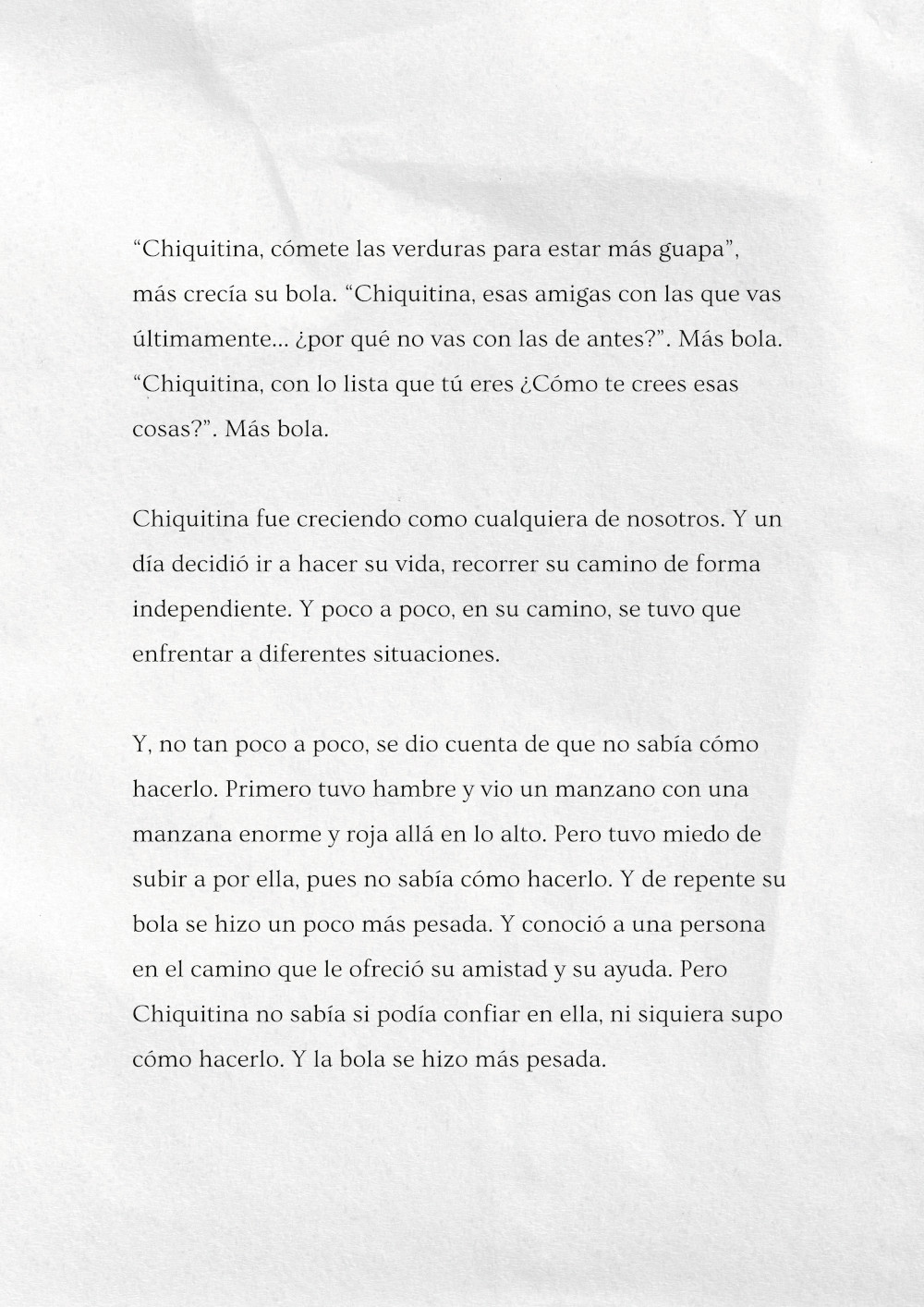 El viaje de Chiquitina