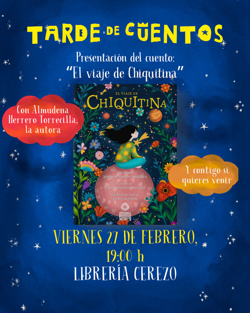 Presentación de El viaje de Chiquitina en Libreria Cerezo, Logroño