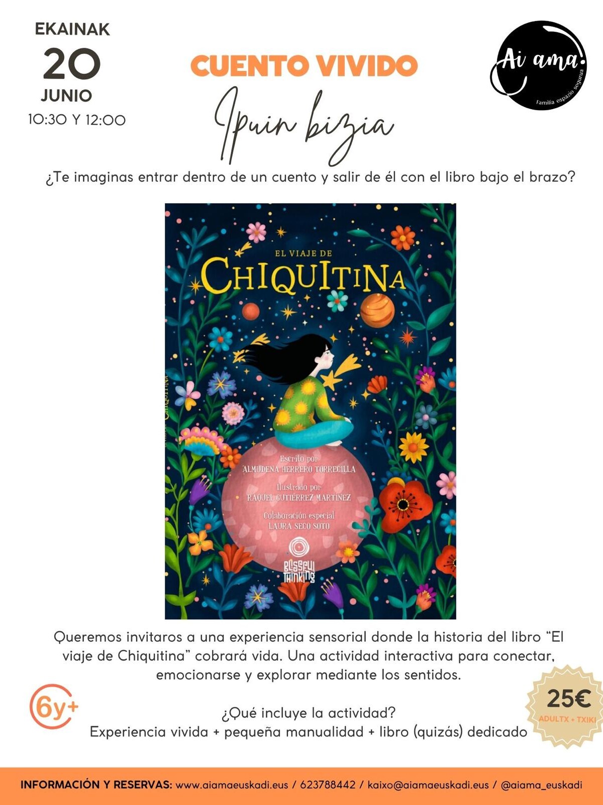 AiAma Euskadi - El viaje de Chiquitina - Cuento vivido