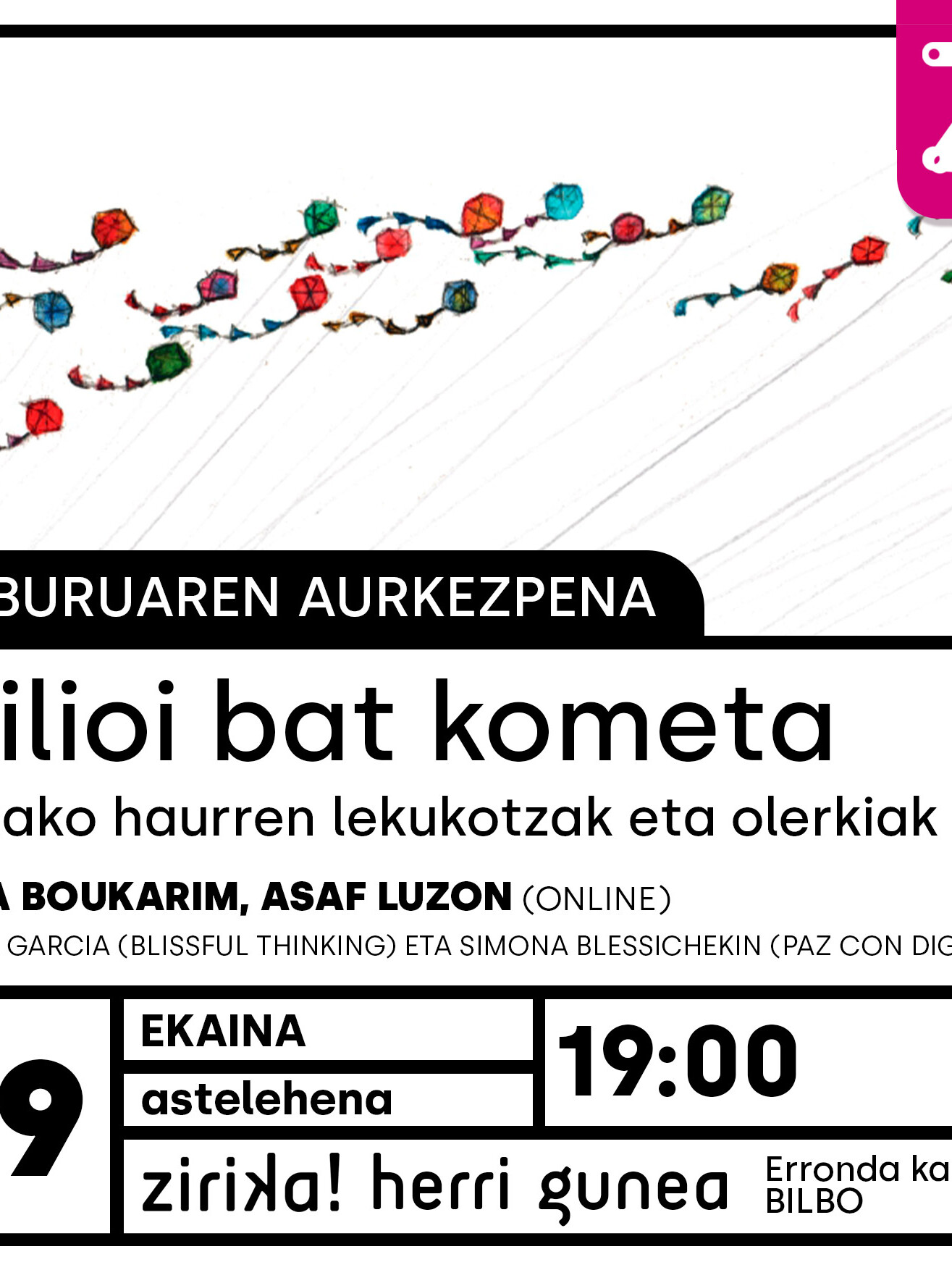 Aurkezpena Milioi bat kometa - Presentación Un millón de cometas