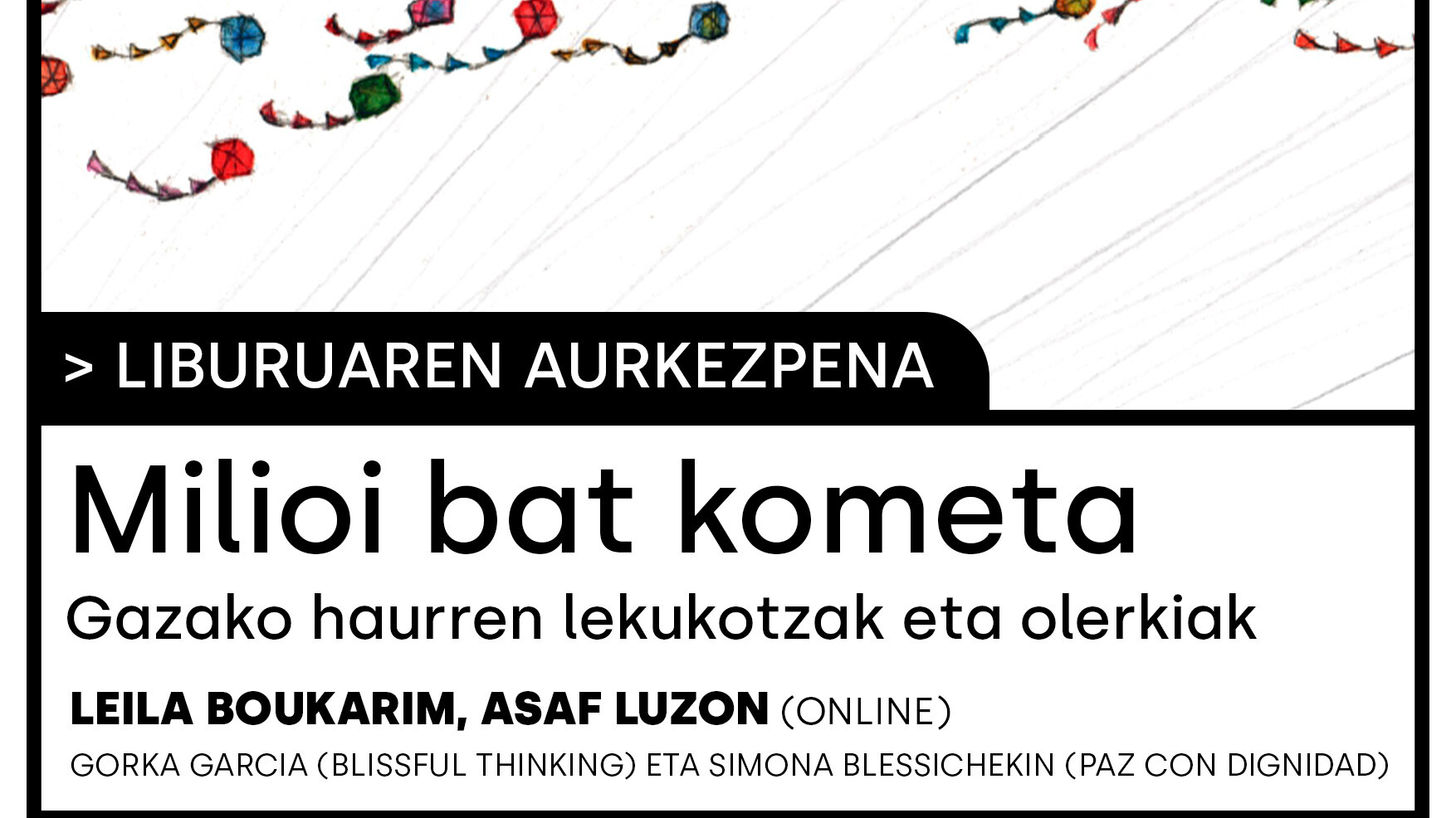 Aurkezpena Milioi bat kometa - Presentación Un millón de cometas